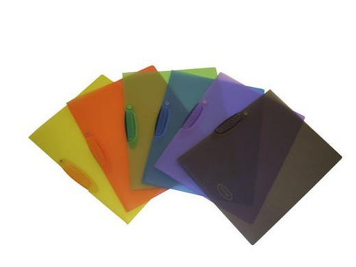 Dossier pinza sweetcolor colores translúcidos