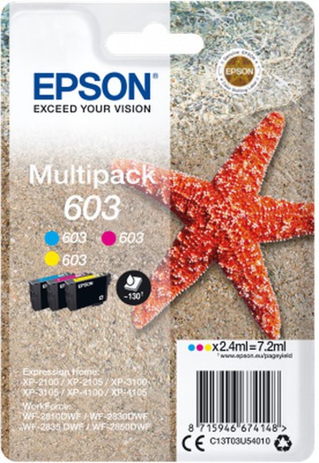 EPSON C13T03U54010 3 colores