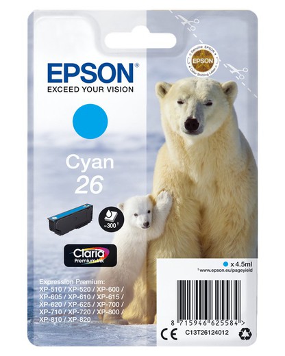 EPSON C13T26124012 Cyan