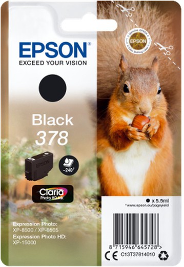 EPSON C13T37814010 Negro