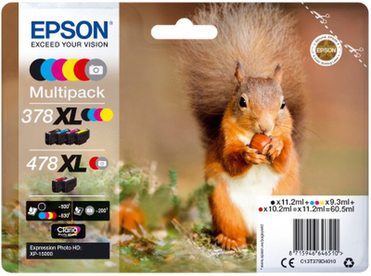 EPSON C13T379D4010 6 colores