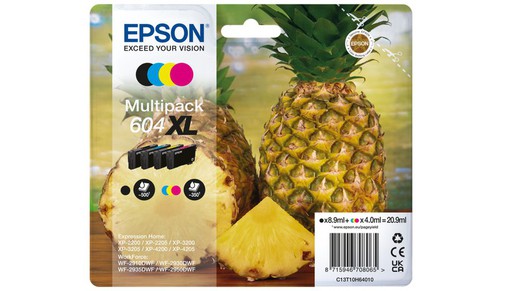 EPSON Cartucho 4 colores Multipack 604XL XP-2200, WF-2910DWF