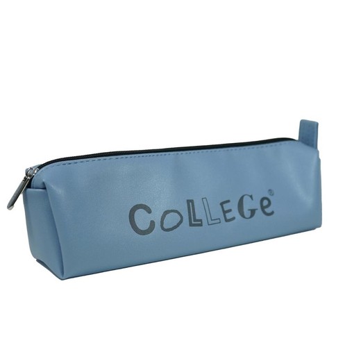 Estuche triangular COLLEGE Azul