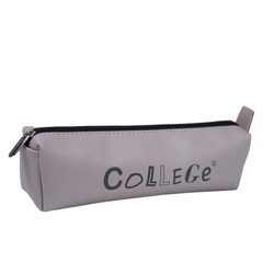 Estuche triangular COLLEGE Lila Pastel