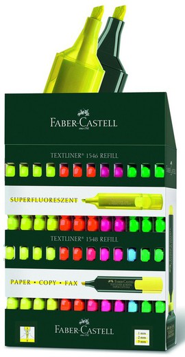 Faber Castell affichage textliner fluor. 120 unités