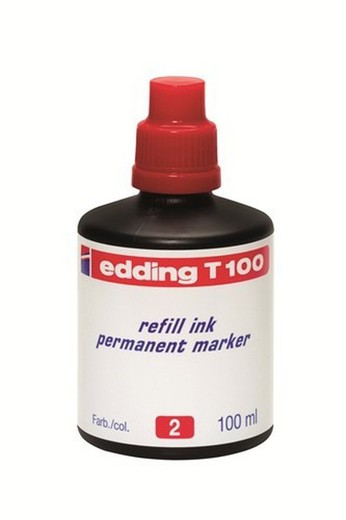 Frasco 100 ml. tinta permanente edding