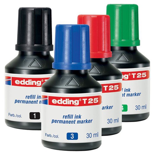 Flacon 30ml. encre permanente edding