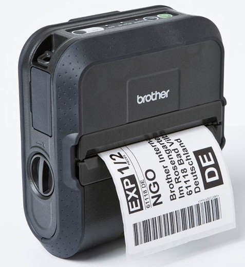 Impressora térmica móvel Brother para etiquetas/recibos rj4030 usb e bluetooth