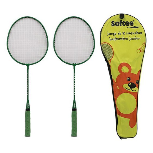Juego de 2 raquetas para badminton junior