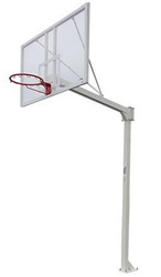 Juego de canastas galvanizadas fijas para baloncesto sin tablero y aro. —  Cartabon