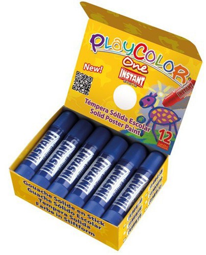 Crayons tempéra solides instantanés Playcolor