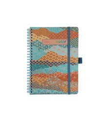 Libreta Espiral A5 80H de Puntos  90gr Montañas