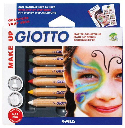 Crayons cosmétiques maquillage giotto