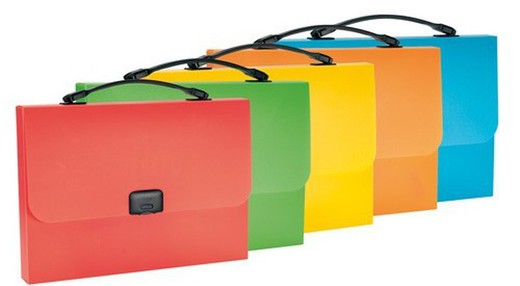 maleta plástica colorida neon erichkrause