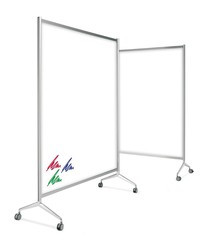 Cloison modulaire à dix limites avec tableau blanc. 2 tailles