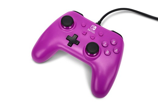 Mando con cable PowerA para Nintendo Switch - Grape Morado