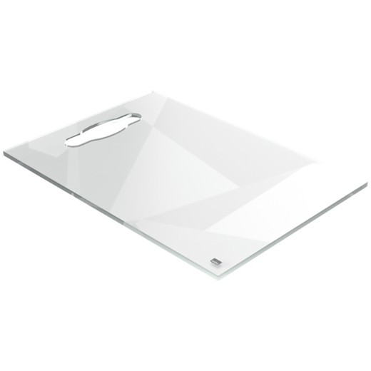 Mini bloc de notas de escritorio A4 de pizarra blanca portátil de acrílico transparente Nobo