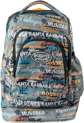 Mochila Trolley Malibu Cinza Ocean's Wave