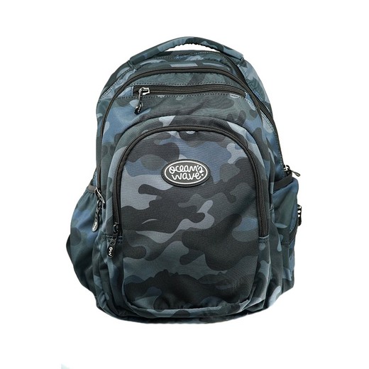 Mochila Multizipper New Military de Ocean's Wave