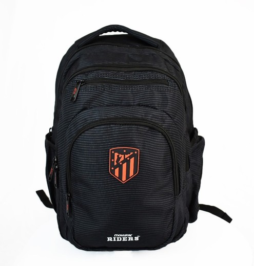 Mochila Atlético de Madrid Movistar Riders preta