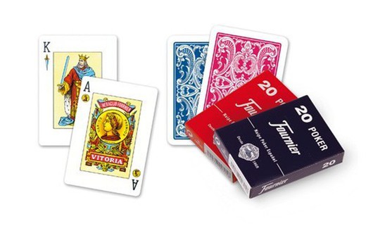 Cartas de jogo de poker espanhol Fournier
