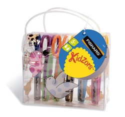 Pack 6 tijeras decorativas fiskars kidzors