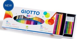 Pack con 50 pinturas + 40 rotuladores giotto