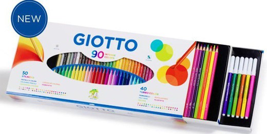Pack de 50 peintures + 40 marqueurs Giotto