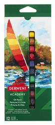 Pack de 12 tubos pintura óleo Derwent de 12ml
