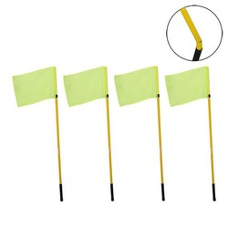 Pack de 4 banderines flexibles para córner