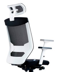 Pack de 4 sillas operativas RD908W con cabecero en color negro