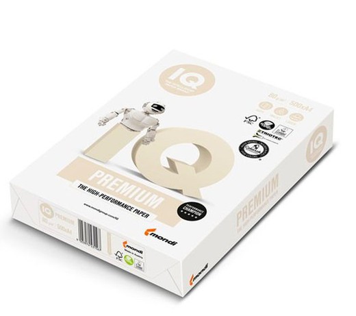 papier iq haut de gamme 100 grammes. Paquet de 500 feuilles