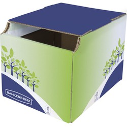 Papelera de reciclaje de sobremesa bankers box