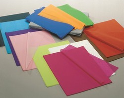 Lot de 25 feuilles de papier de soie 50x70 de différentes couleurs