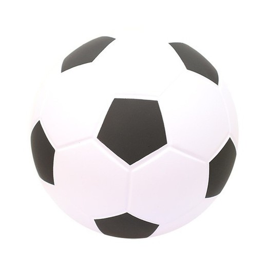 Pelota de foam con diseño de fútbol