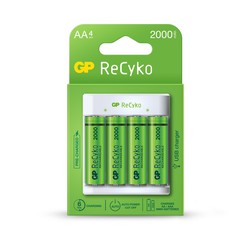 Pilas recargables de alta capacidad AA Blister 4 ud