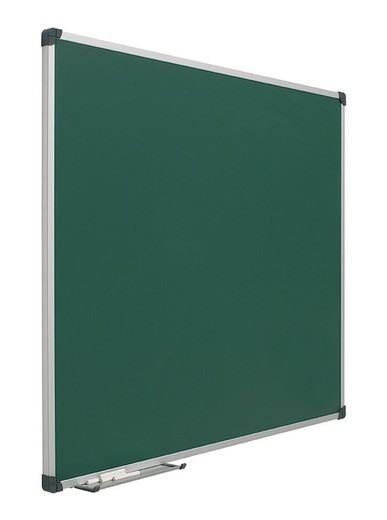 Placa de parede verde com superfície laminada