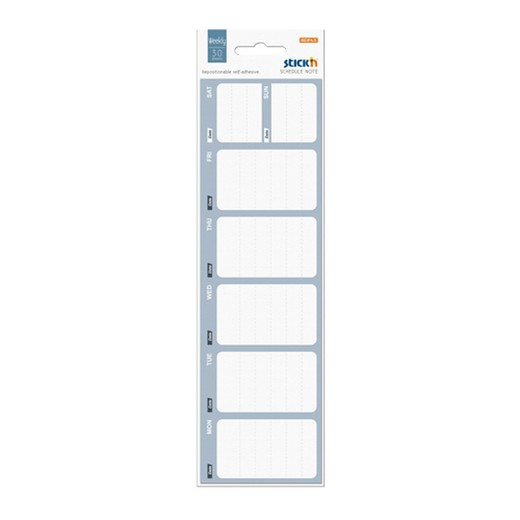 Planner adesivo semanal