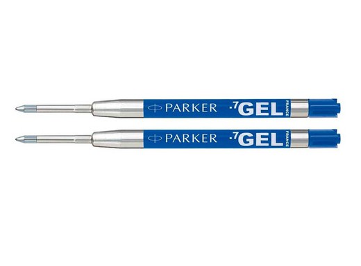Recarga de tinta gel média para canetas parker