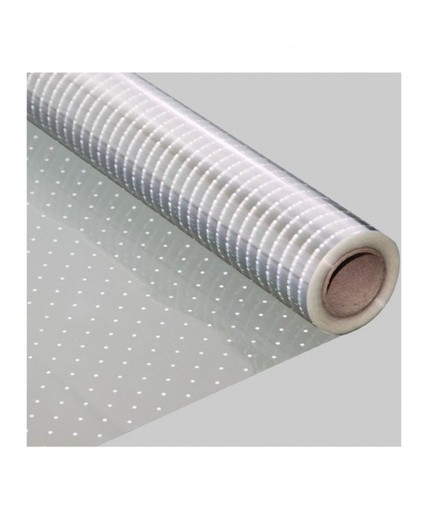 Rollo de papel celofan decorado con estrellas de 80 cm x 50 m