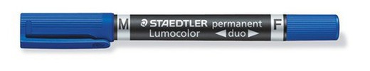 marcador permanente lumocolor duo