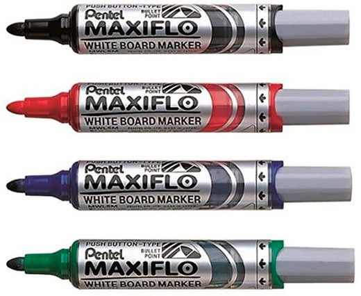 Marqueur pour tableau blanc Pentel maxiflo ligne 2,5 mm.