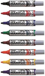 Marcador de quadro branco Pentel maxiflo, linha 2mm.