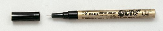 Rotulador tinta oro pilot gold supercolor