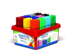 School pack de144 rotuladores giotto turbocolor