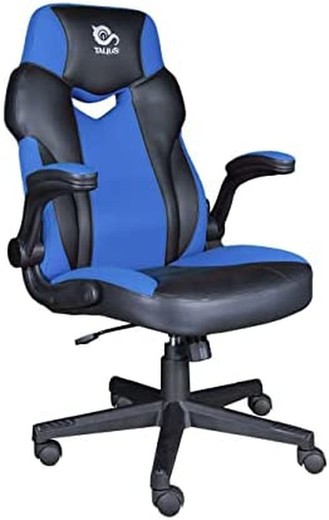 Cadeira gaming Talius Crab azul e preta