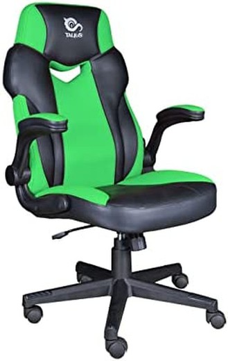 Cadeira gaming Talius Crab verde e preta