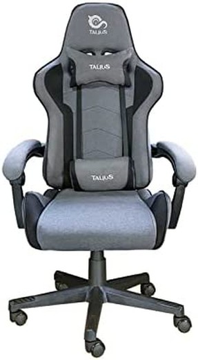 Cadeira gaming Talius Hornet cinza e preto