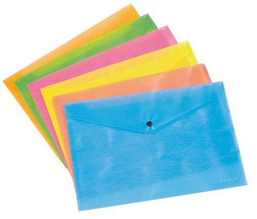 Dossiê erichkrause de envelope em cores neon