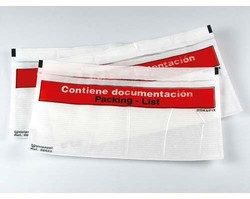 Envelopes adesivos para documentação